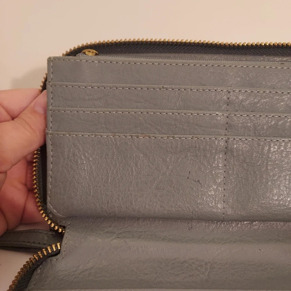 Fossil Chambray Liza Zip Around Clutch Wallet - Picture 10 of 16